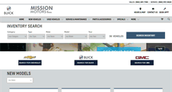 Desktop Screenshot of missionmotors.com